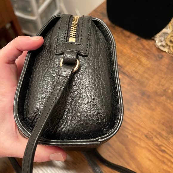 Cute small shoulder bag black leather Kate Spade Perfect condition - Picture 9 of 11